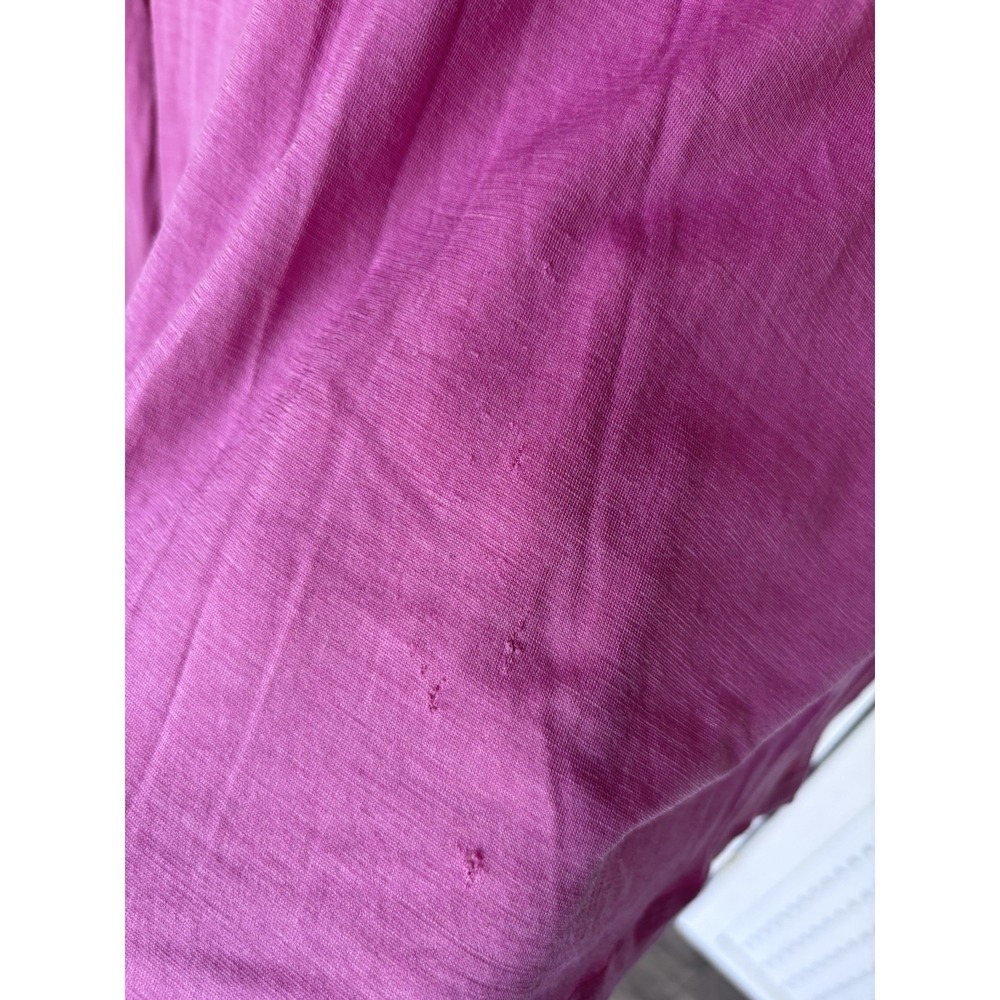 WoolX Lily Top Women's M Pink Merino Wool Blend V-Neck Long Tee Shirt Layer - Picture 4 of 5